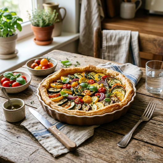 Tarte aux Légumes d'Été