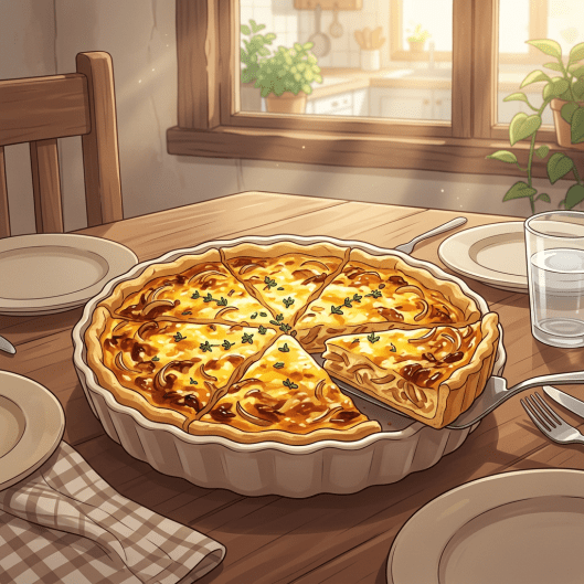 Recette de la Tarte à l'Oignon