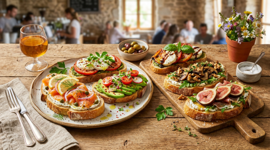 Recette de Tartines Salées
