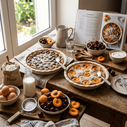 Clafoutis aux Abricots ou aux Cerises 