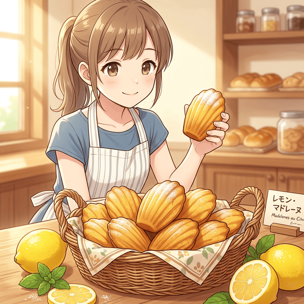 madeleines au citron