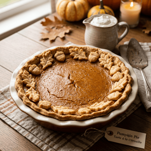 Tarte à la citrouille Pumpkin Pie