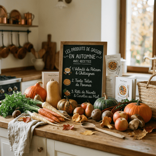 les Produits de Saison en Automne avec Recettes