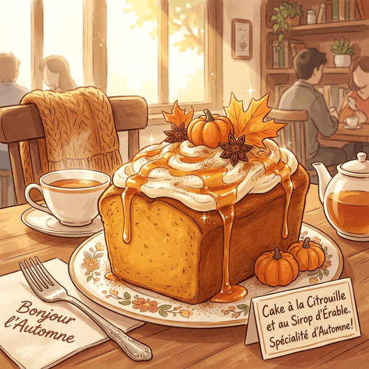 Cake à la Citrouille et au Sirop d'Érable